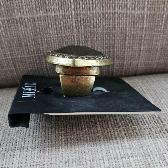 Mixit Women Rings Stretched Adjustable Ring Gold Tone Fashion Jewelry NWT - Picture 5 of 10